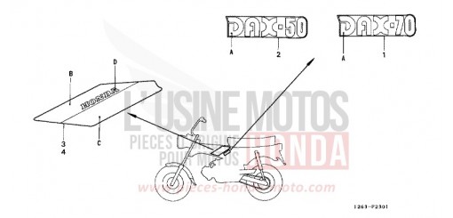 RAYURE (ST50L/ST70L) ST70L de 1990